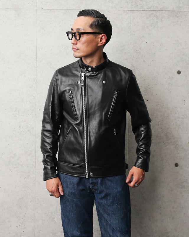 Schott　3101048 ダブル ブレスト ライダースジャケット　Lサイズ