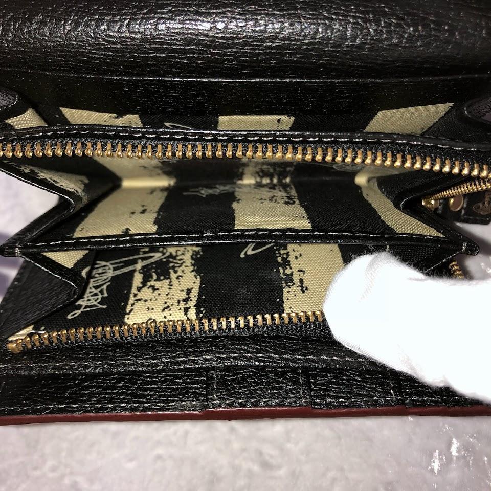 【美品】VivienneWestwood　三つ折財布　ブラック　ユニセックス