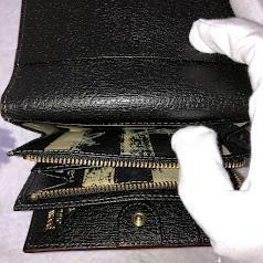 【美品】VivienneWestwood　三つ折財布　ブラック　ユニセックス