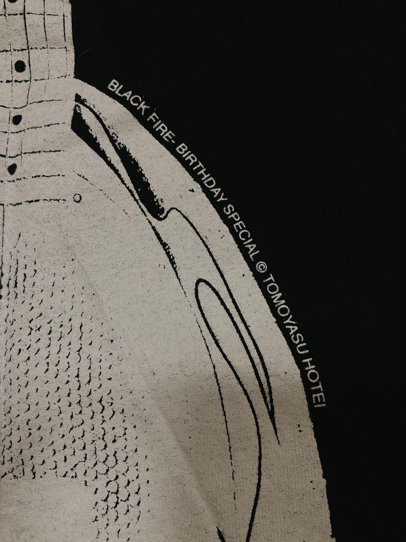 布袋寅泰 ギター ブラックファイヤー BLACKFIRE Tシャツ 黒 Mサイズ