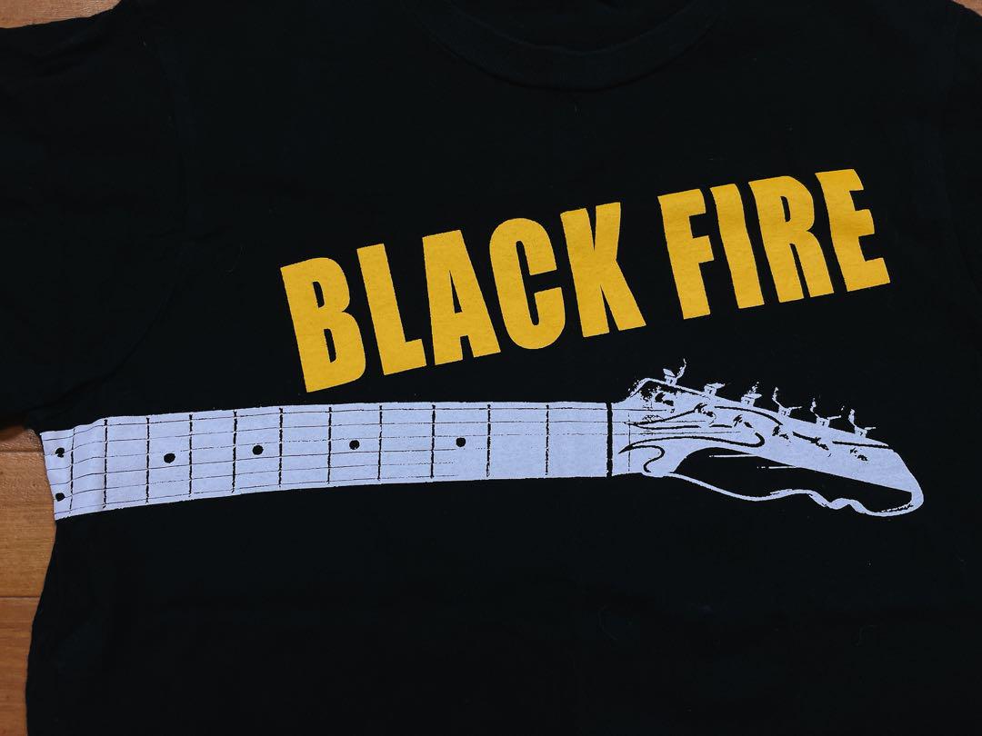 布袋寅泰 ギター ブラックファイヤー BLACKFIRE Tシャツ 黒 Mサイズ
