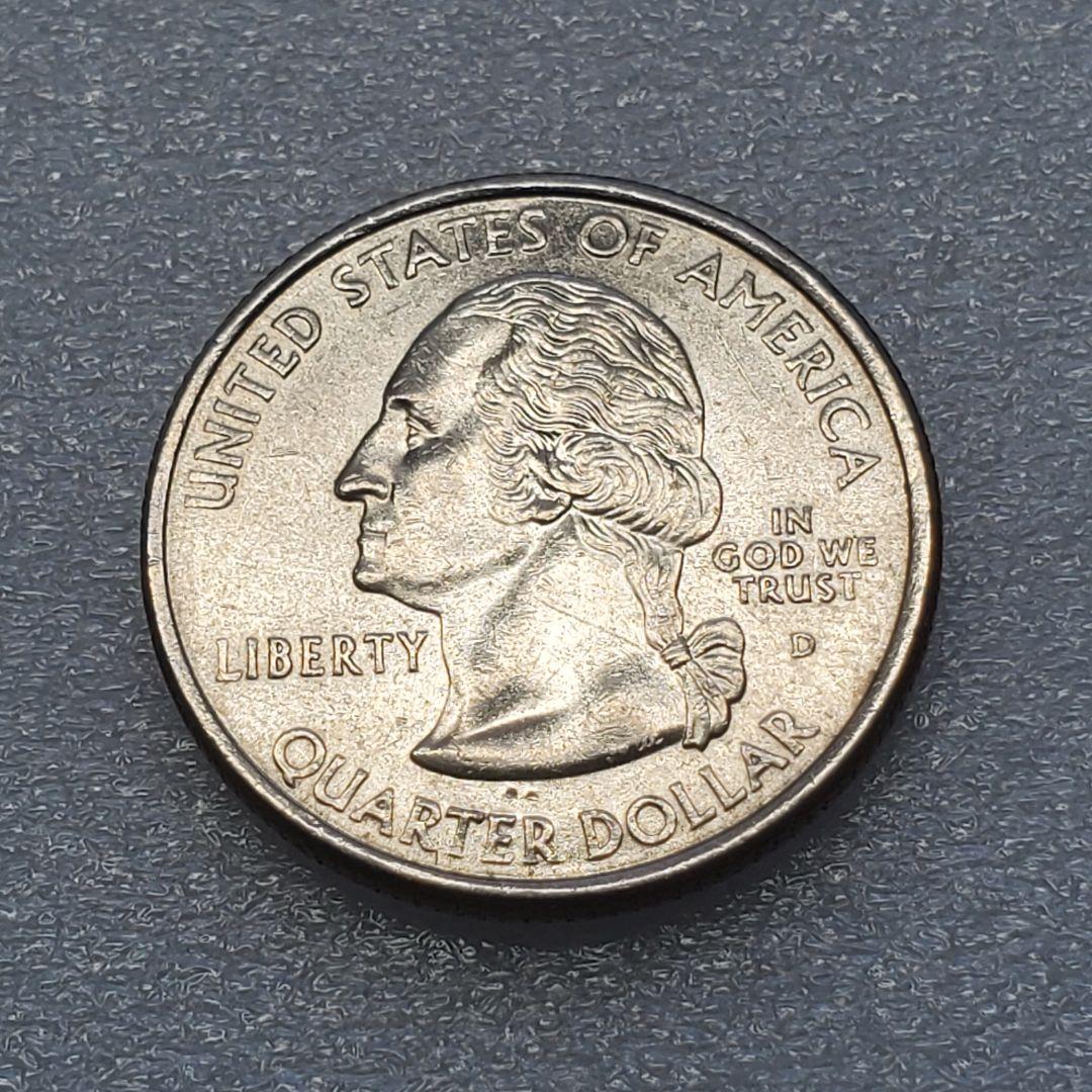 海外硬貨　旧硬貨　記念硬貨 4001. 2005年 オレゴン州 25セント 海外硬貨 - メルカリ
