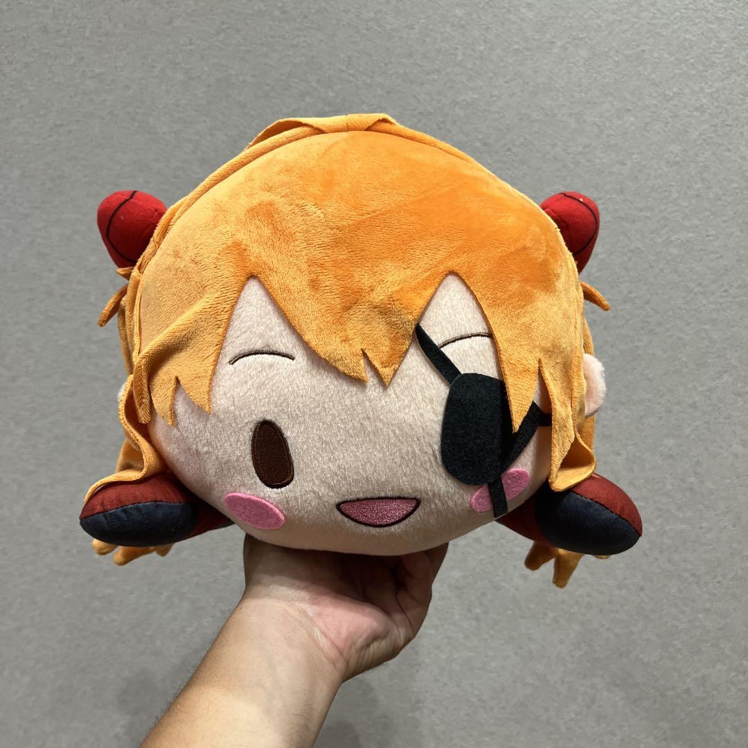 エヴァンゲリオン　アスカ寝そべりぬいぐるみ　エヴァメガジャンボ寝そべりぬいぐるみ