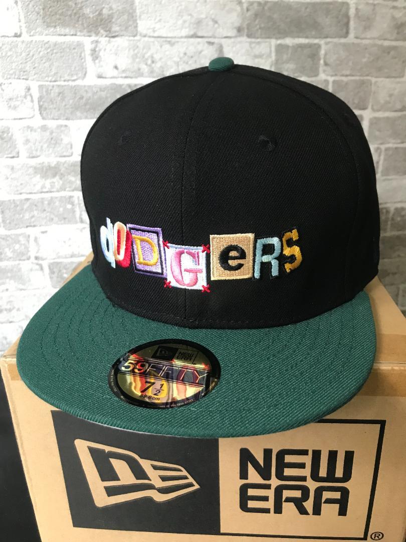 MLB大谷翔平所属LAドジャース80sアートロゴNewEraキャップ1/2