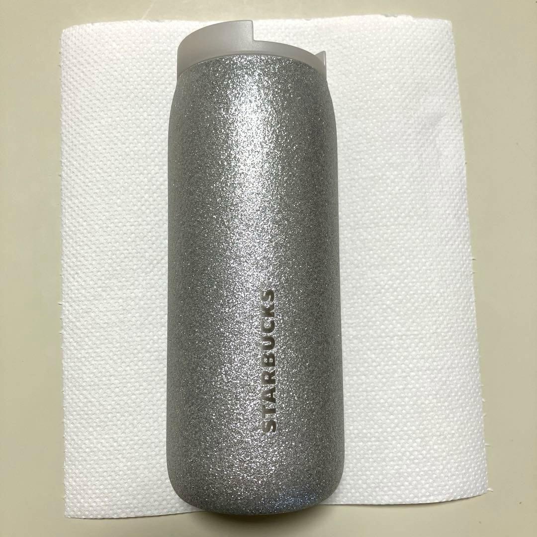 スタバ　ステンレスボトル　グリッター　シルバー Amazon | STARBUCKS スターバックス ステンレスボトルグリッター