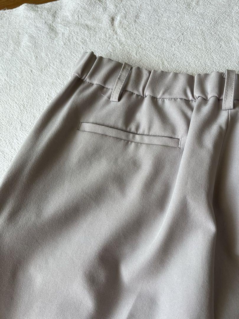 パンツスーツ 2点セット　ウエストゴム ストレッチ 夏用 テーパードパンツ9号