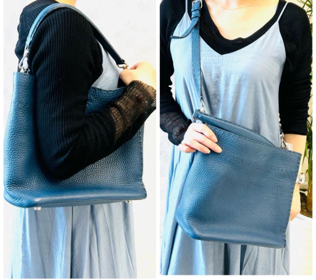 【美品】FENDI フェンディ セレリア アンナスモール 2WAY バッグ