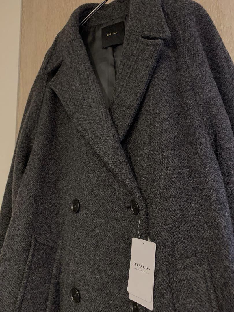 新品未使用タグ付き【Spick & Span】ブランケットウール トレンチコート