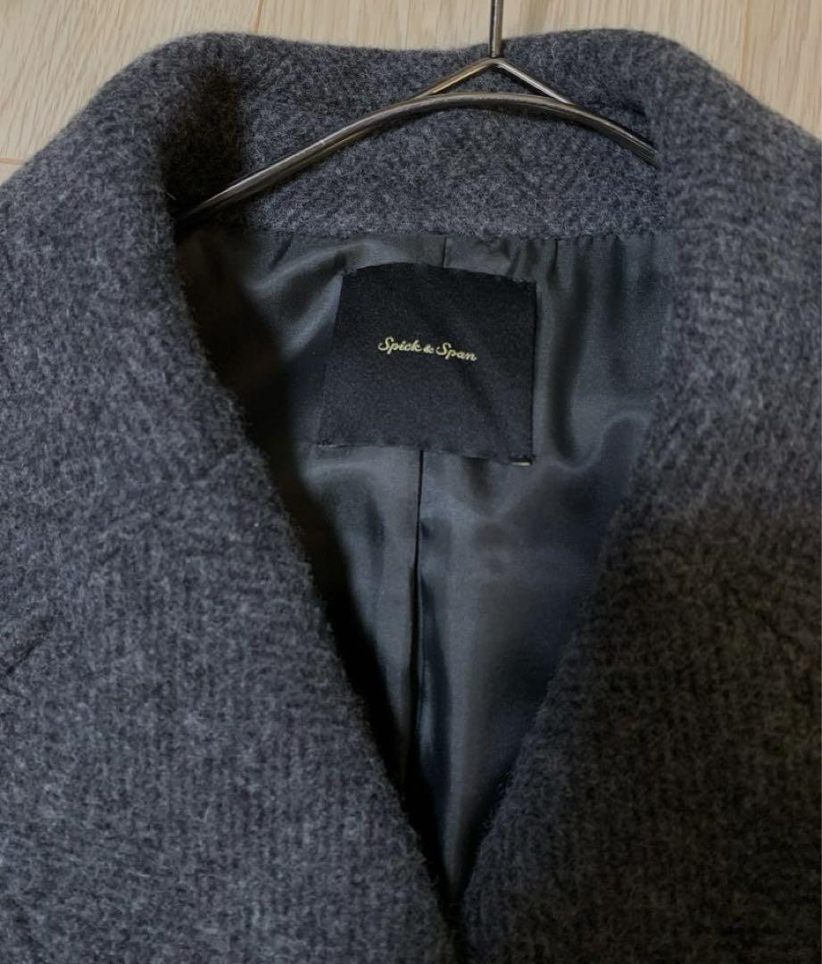新品未使用タグ付き【Spick & Span】ブランケットウール トレンチコート