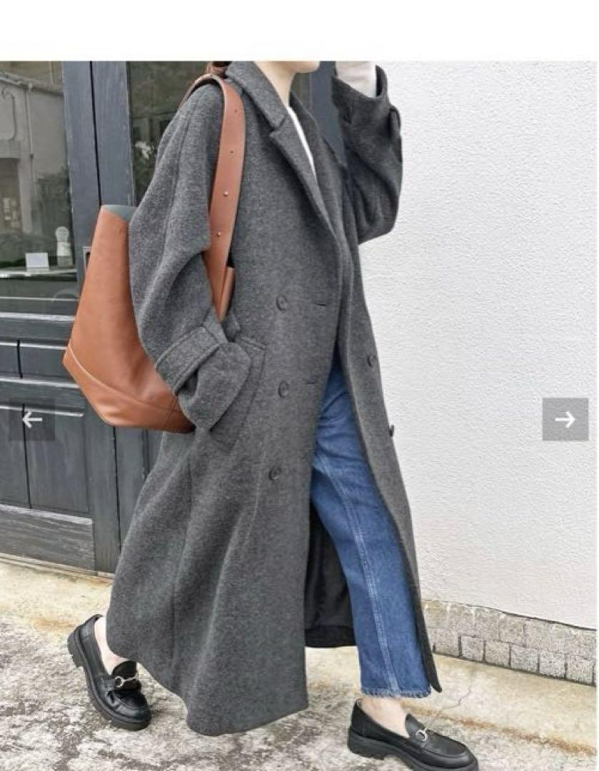 新品未使用タグ付き【Spick & Span】ブランケットウール トレンチコート