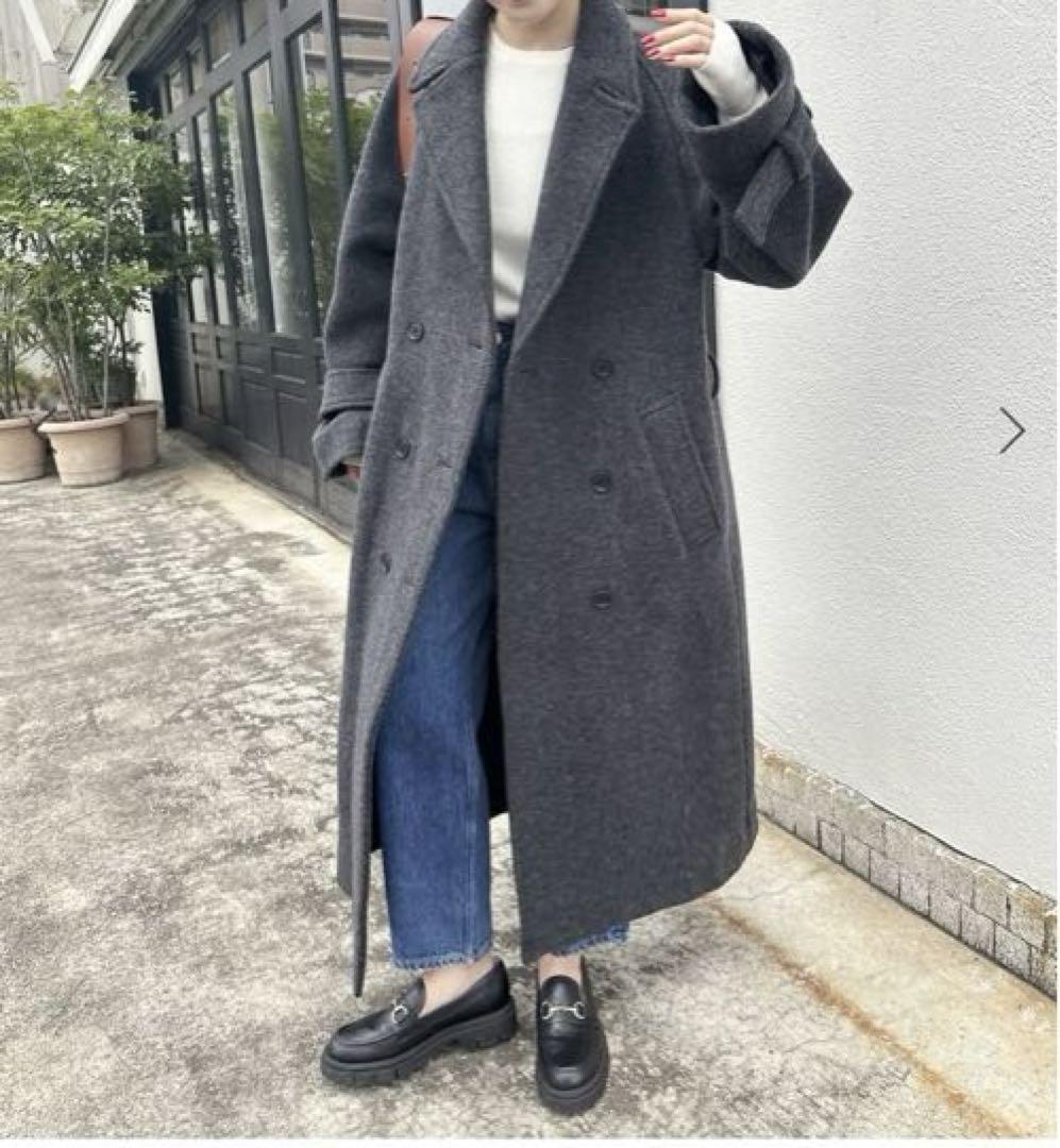 新品未使用タグ付き【Spick & Span】ブランケットウール トレンチコート