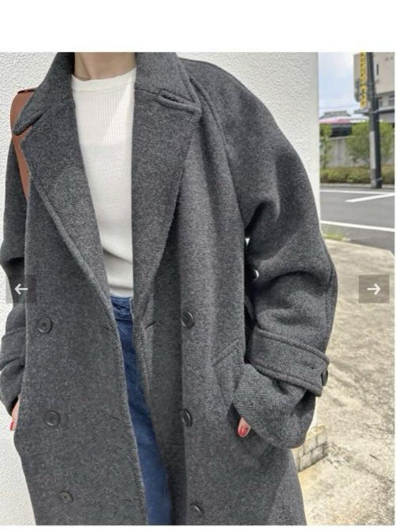 新品未使用タグ付き【Spick & Span】ブランケットウール トレンチコート