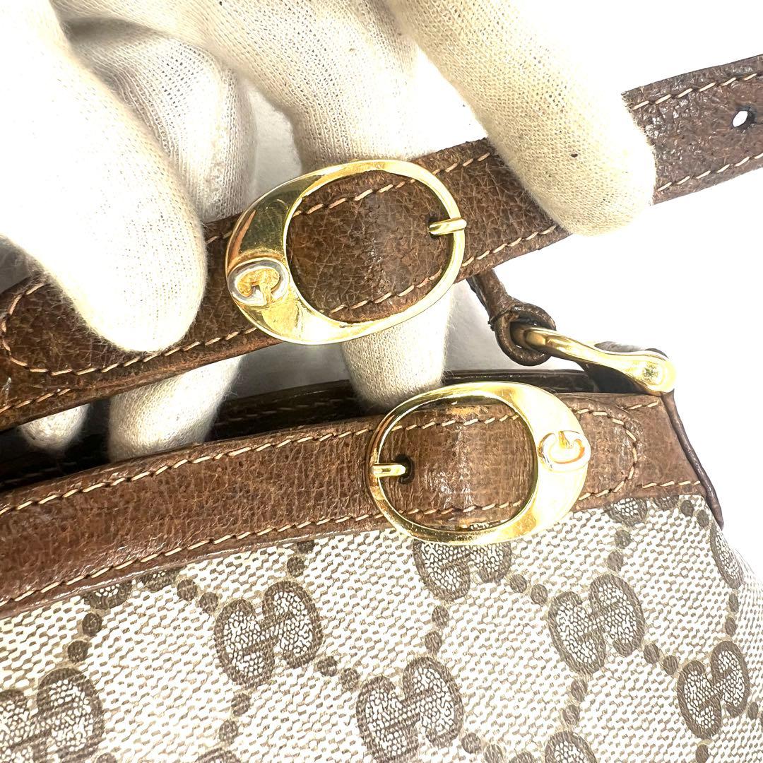 【美品】グッチ オールド ショルダーバッグ GG シュプリーム PVC 【美品】グッチ オールド ショルダーバッグ GG シュプリーム PVC