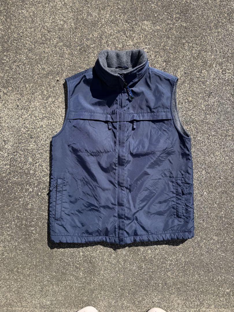 美品 80s LLbeen ナイロンベスト ポーラーテック