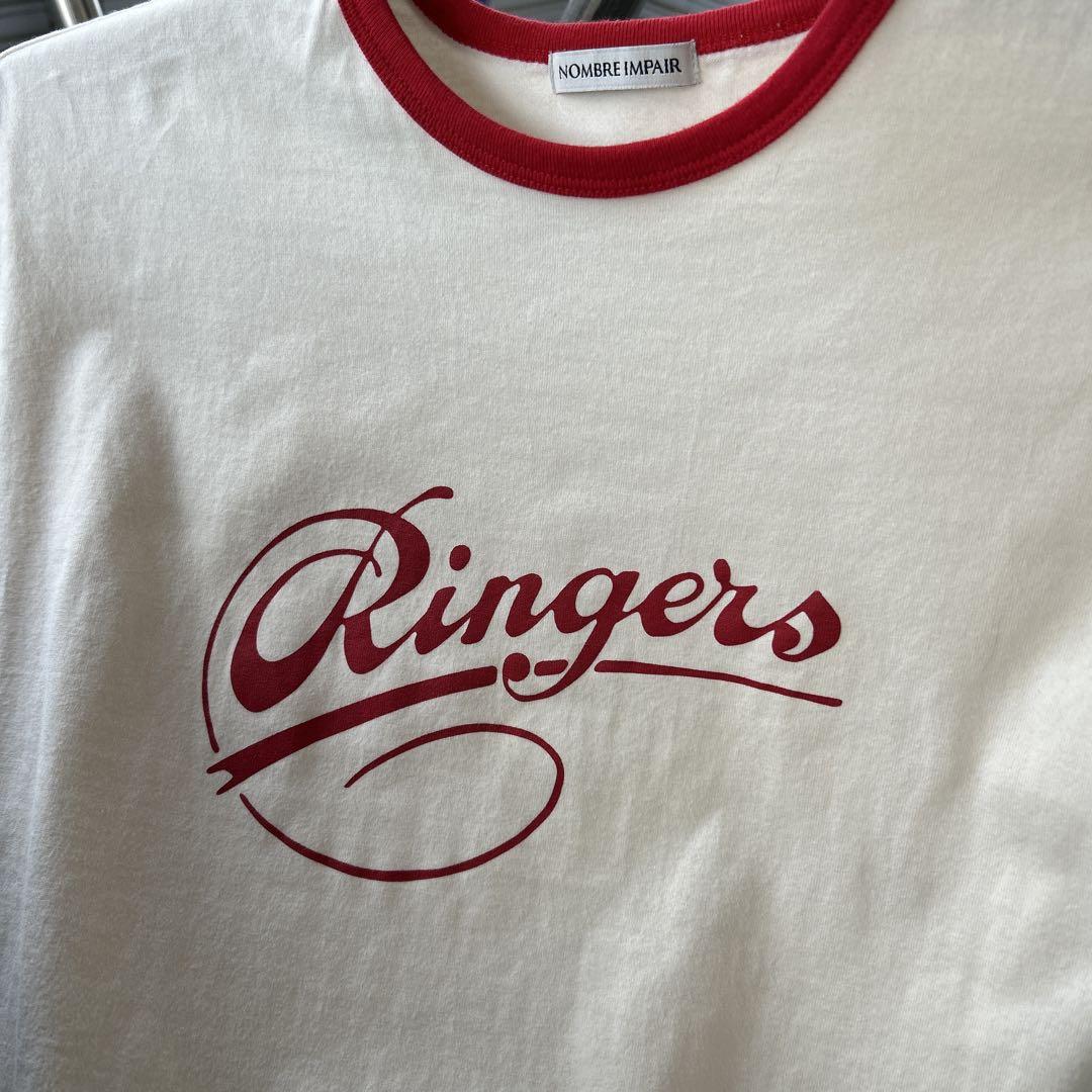ノンブルアンペール⭐︎Ringers ロゴ Tシャツ クリーム色