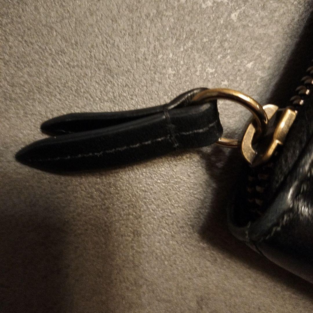 GUCCI長財布 GGマーモント 美品 黒 ブランド財布 ファスナー財布 GUCCI長財布 GGマーモント 美品 黒 ブランド財布 ファスナー財布