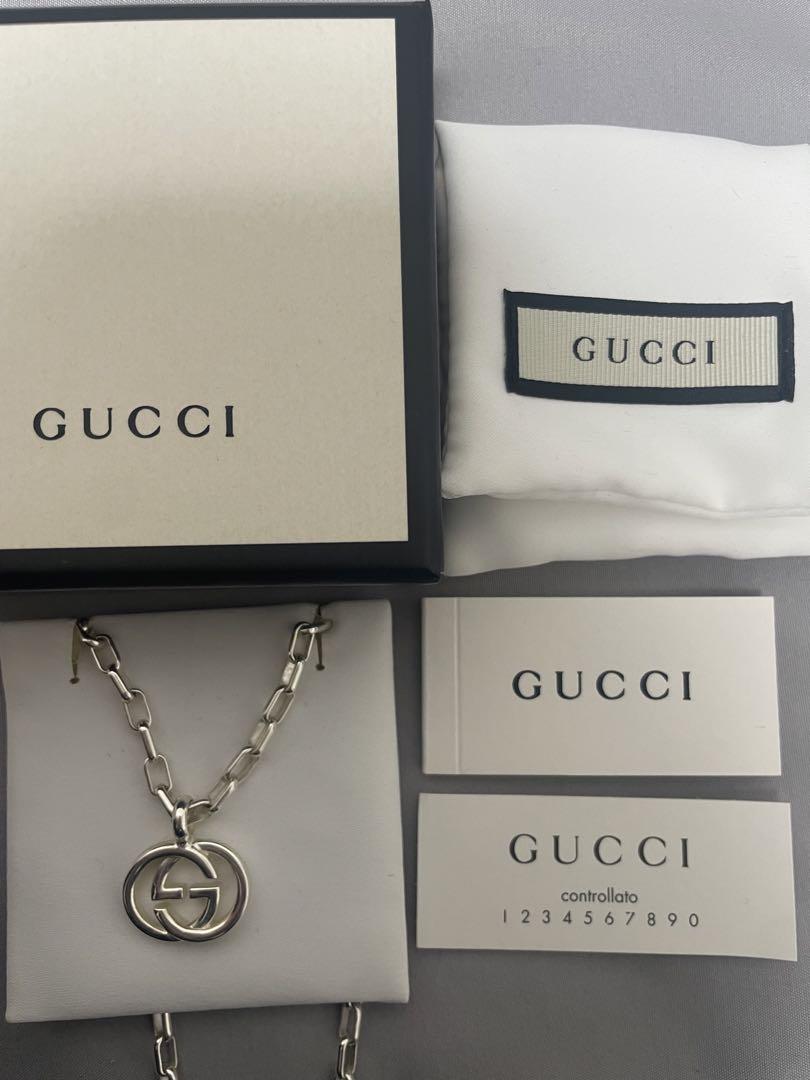 GUCCI グッチネックレススターリングシルバー925素材箱付属