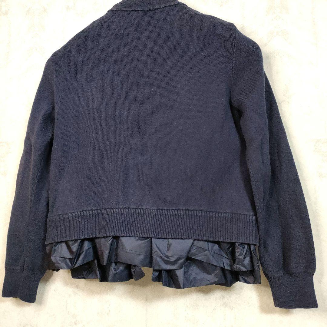 モンクレール maglia tricot cardiganダウン フリル キッズ
