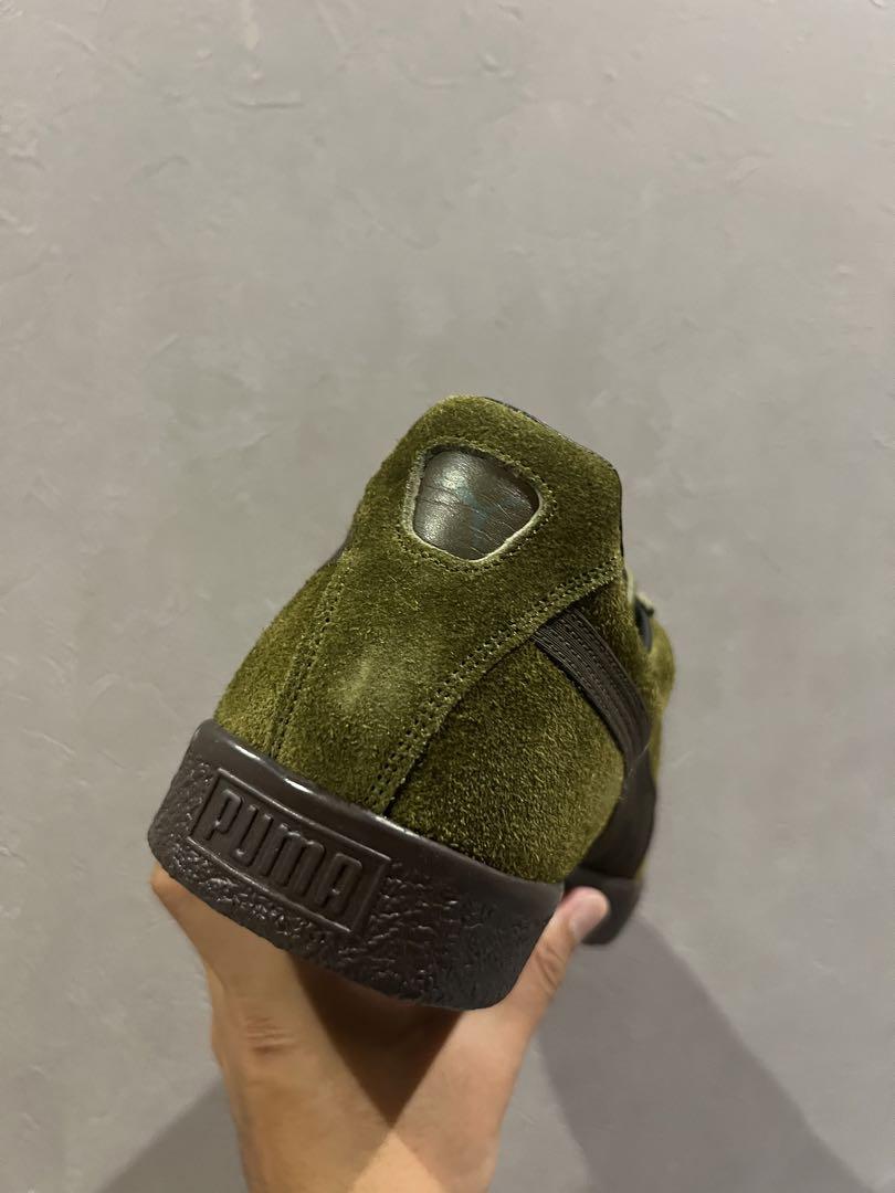 Puma スエード スニーカー オリーブグリーン MIJ VTG