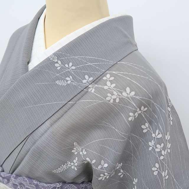 豪華 三越謹製 刺繍 夏着物 正絹 紗“幻想を散らす涼風に晴れ化粧”訪問 着物・浴衣