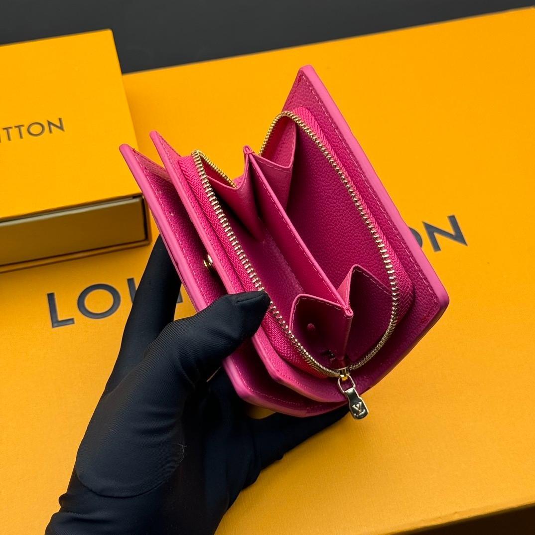 【極美品】Louis Vuitton 希少 二つ折り財布 ピンク/ホワイト 極美品】Louis Vuitton 希少 二つ折り財布 ピンク/ホワイト