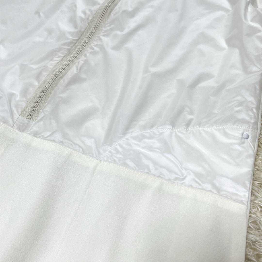 極美品✨モンクレール 異素材切り替えワンピース ベスト ハーフジップ
