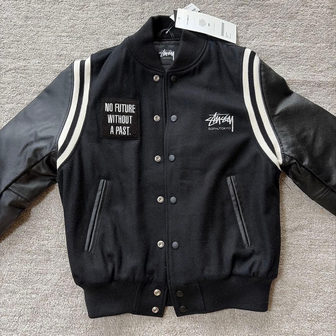 スタジャン ブラック Stüssy × SOPHNET. コラボM STUSSY