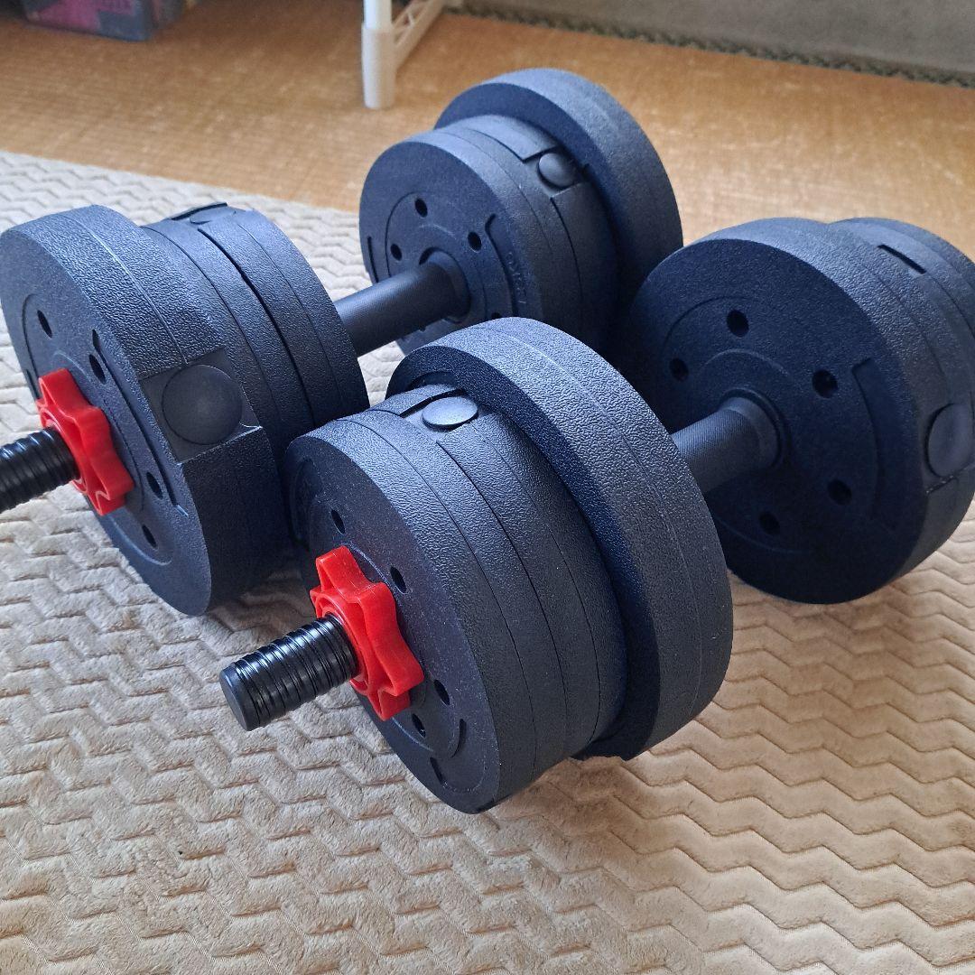 ほぼ新品 可変式ダンベル 2.5k×4枚、1.25k×8枚(2 .5k~20k)