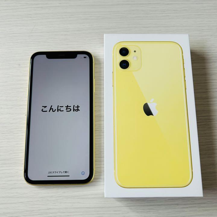 iPhone11 64GB イエロー MWLW2J A箱のみ