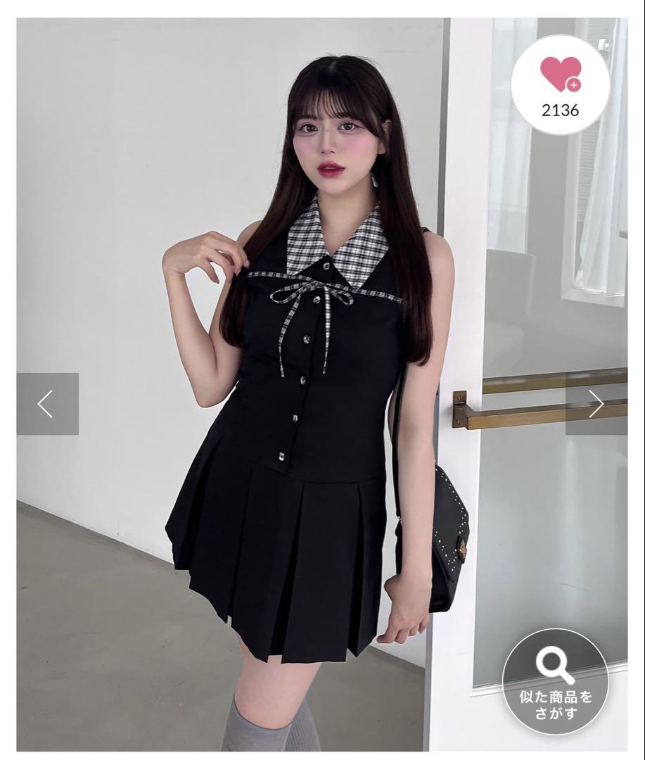 OLIVE des OLIVE ノースリーブシャツミニワンピース ブラウン olive des olive ノースリーブシャツミニワンピース - メルカリ