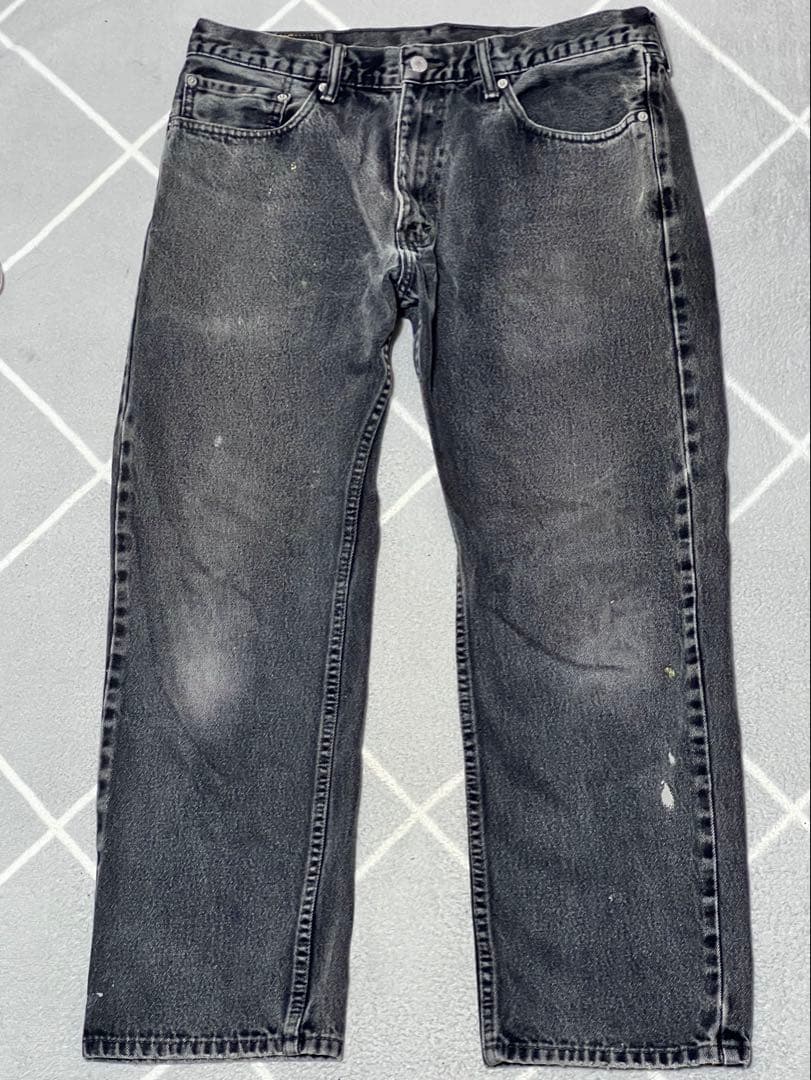 リーバイス505 ブラックデニム W36 L30