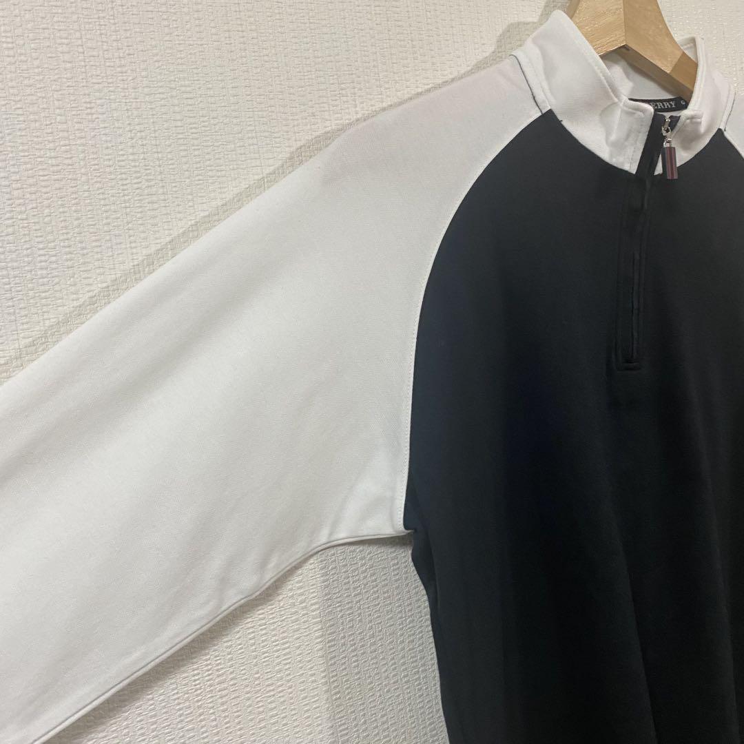 バーバリーゴルフ　BURBERRY GOLF　ハーフジップトップス　Lサイズ