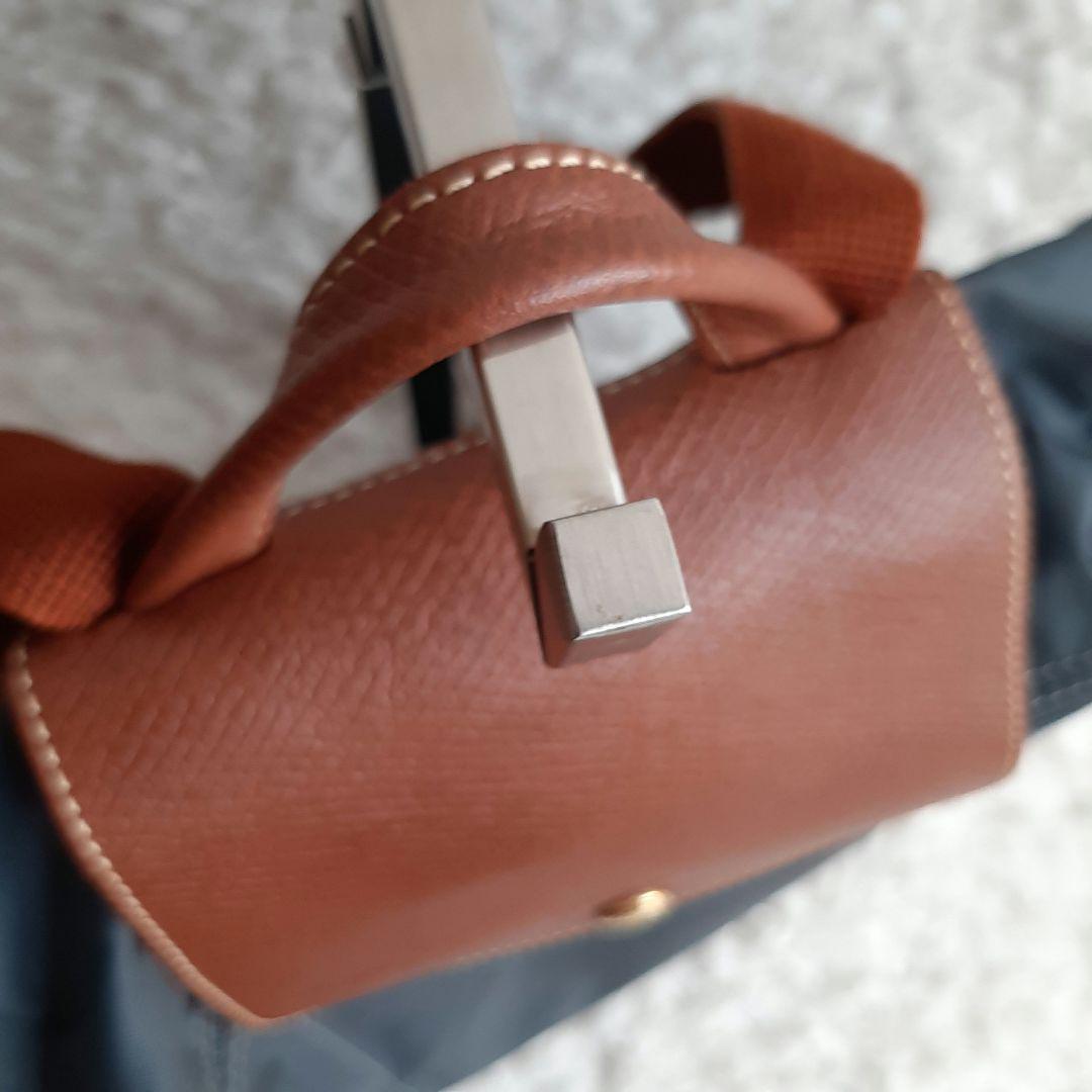 美品　ロンシャン リュックサック バックパック ナイロン　グレー