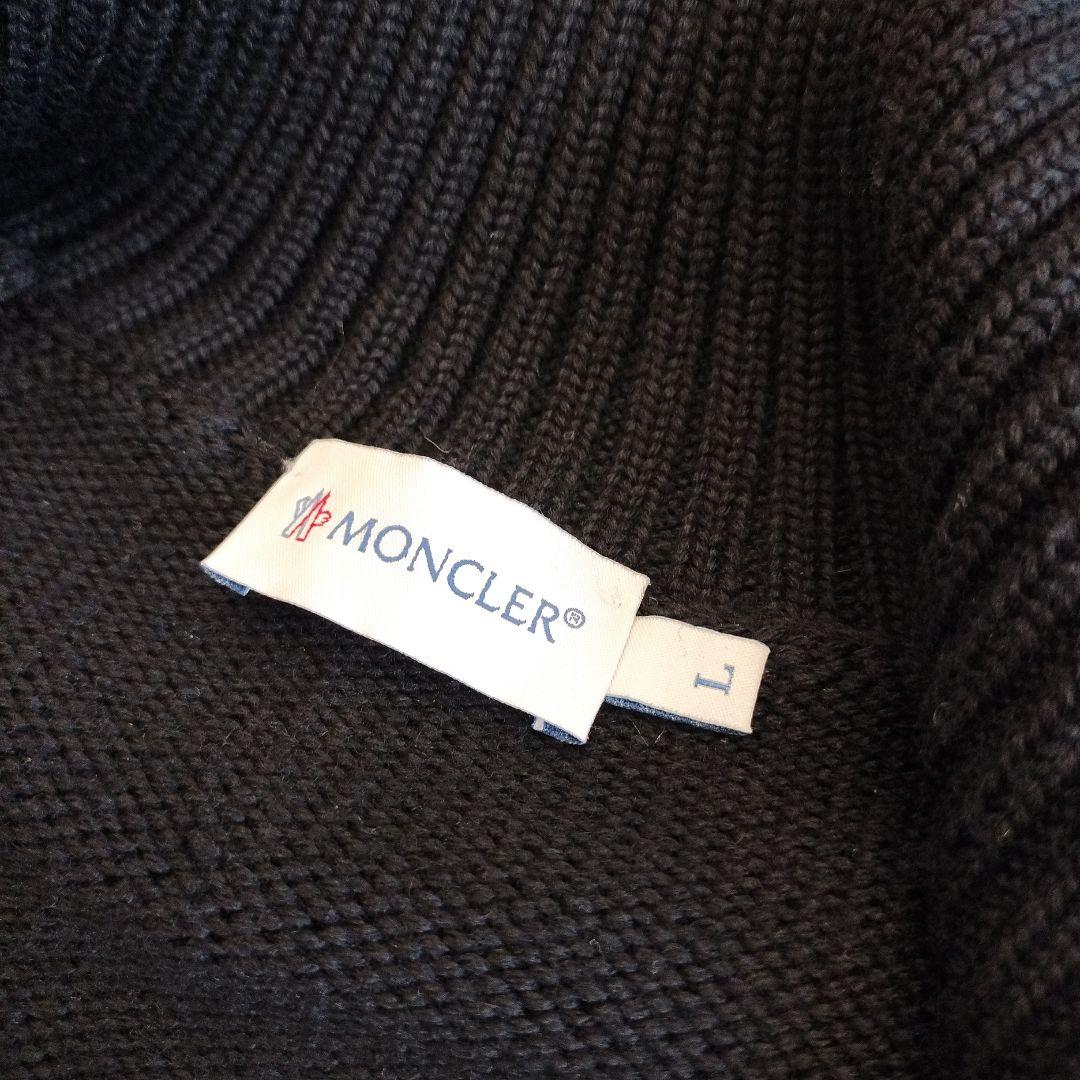 MONCLER L MAGLIONE カーディガン ブラック リアルファー MONCLER L MAGLIONE カーディガン ブラック リアルファー - メルカリ