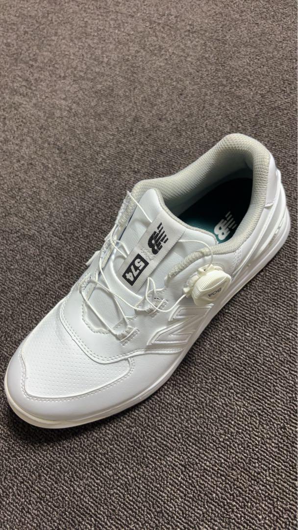 New Balance 574 ゴルフシューズ ホワイト