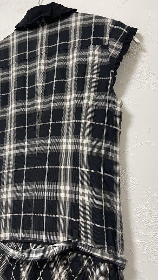BURBERRY チェック柄　ミニ　ワンピース　ブルーレーベル