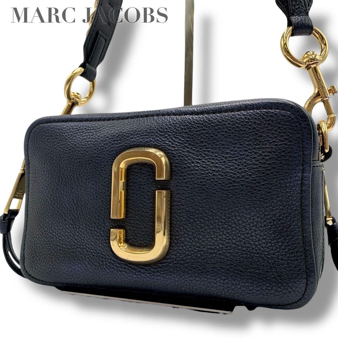 マークジェイコブス レザー ショルダーバッグ ソフトショット ブラック 中古】 マークジェイコブス MARC JACOBS ショルダーバッグ ザ