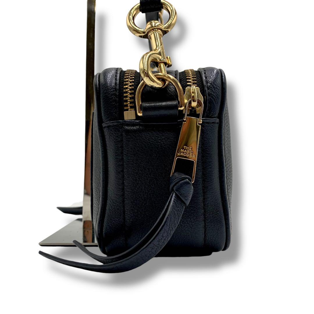 マークジェイコブス レザー ショルダーバッグ ソフトショット ブラック 中古】 マークジェイコブス MARC JACOBS ショルダーバッグ ザ