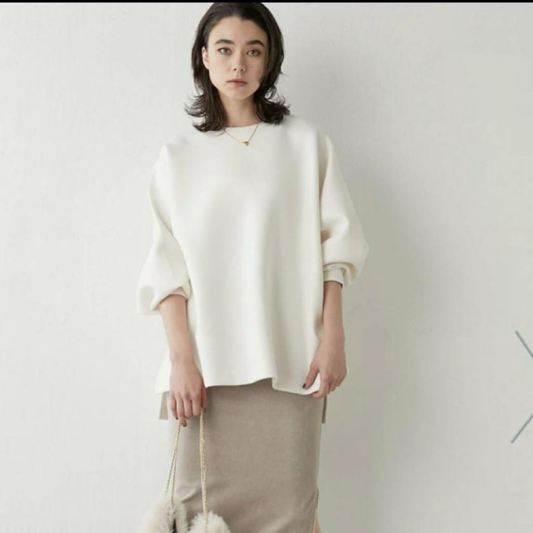 Whim Gazette ウィムガゼット ダンボールプルオーバー 白
