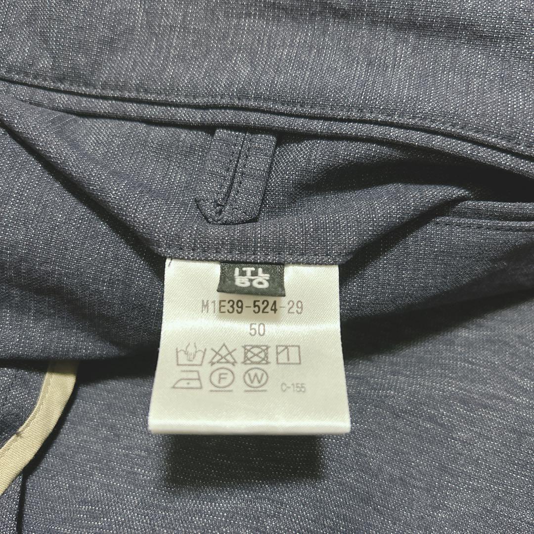 希少X✨EPOCA UOMO アンコン サマージャケット ストレッチ ネイビー