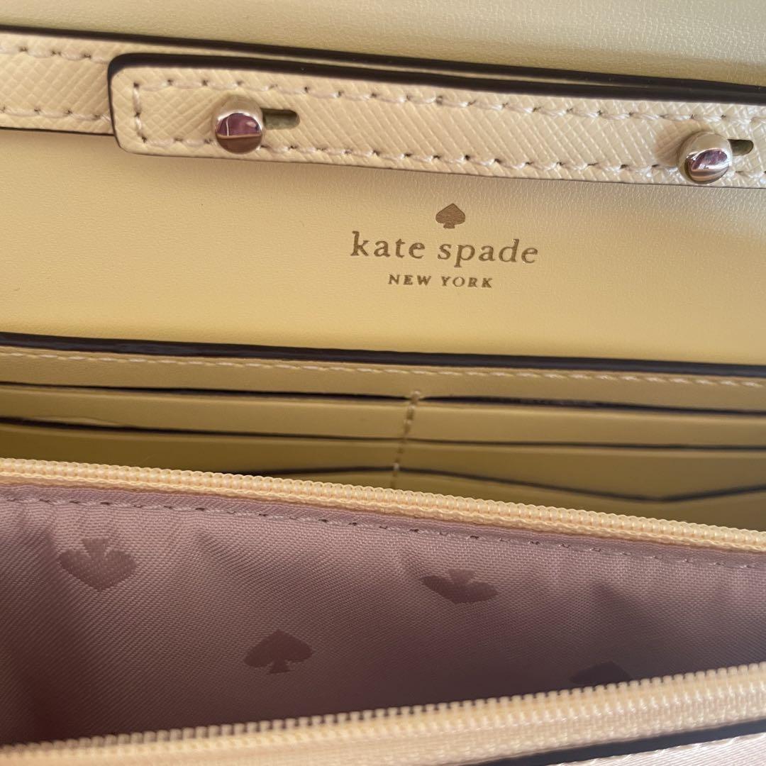 kate spade ケイトスペードショルダーバッグ　チェーンバッグ　黄色