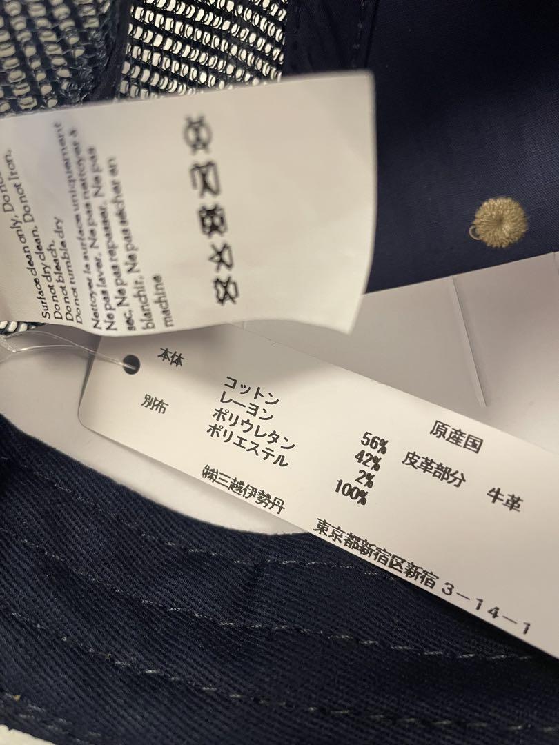 wales bonner ウェールズ ボナー 新品 オリジナルキャップ メッシュ