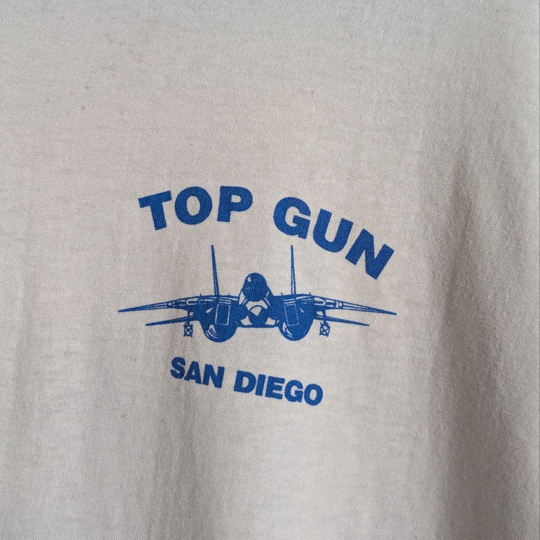 【使い勝手の良い】 90s TOPGUN トップガン 映画 ムービー Tシャツ シングルステッチ トップス