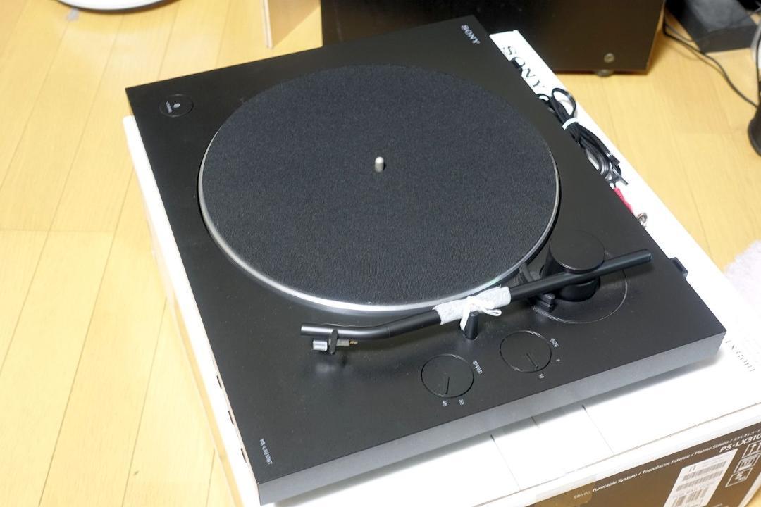 ほぼ未使用 SONY PS-LX310BT フルオートレコードプレーヤー