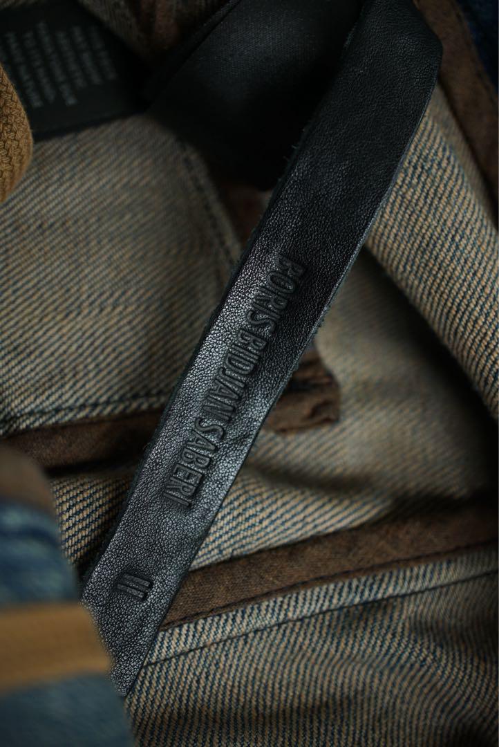 boris bidjan saberi P13 TF 加工 デニム