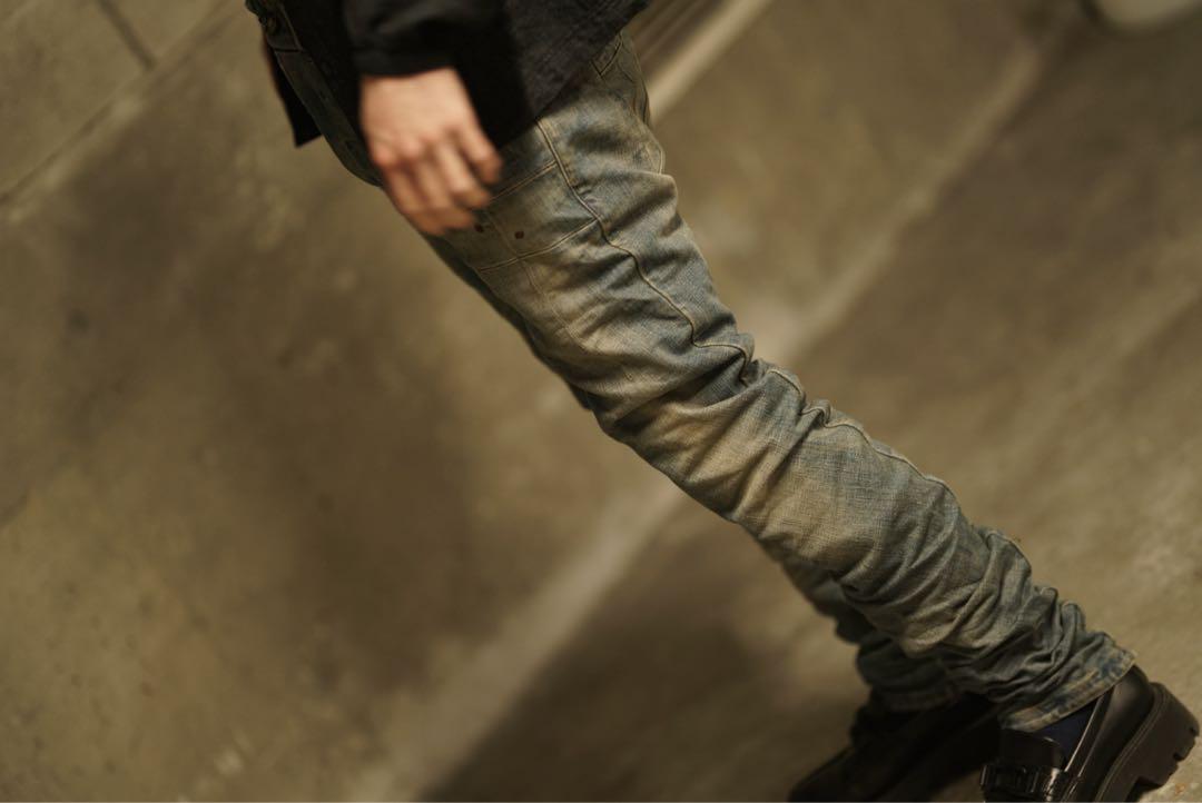 boris bidjan saberi P13 TF 加工 デニム