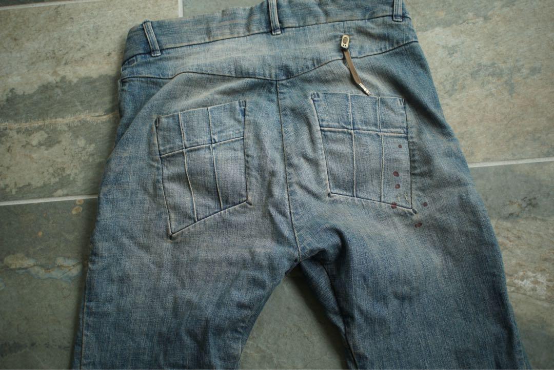 boris bidjan saberi P13 TF 加工 デニム