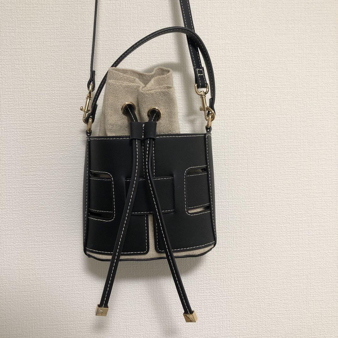 H&M クロスボディバケットバッグ - メルカリ