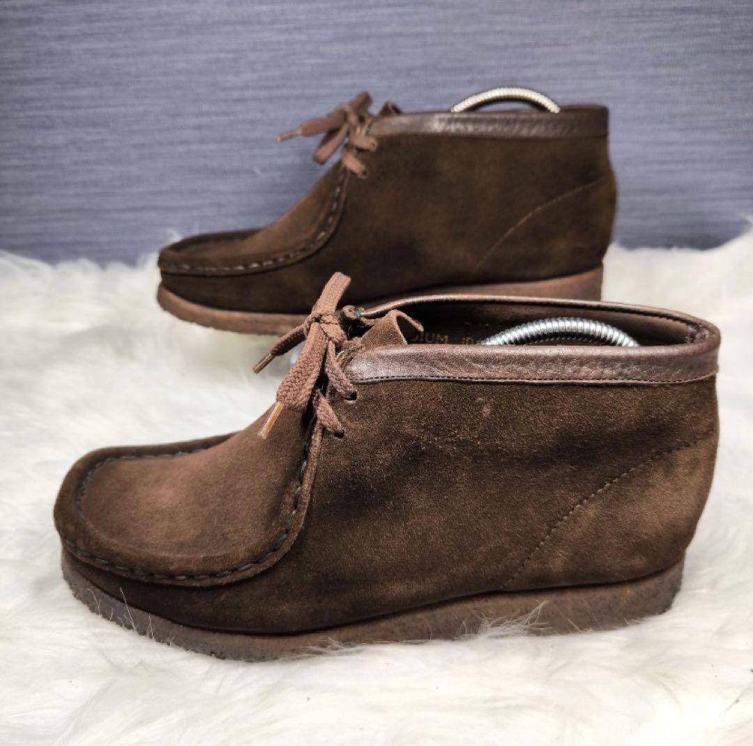 希少レア【Clarks】ワラビー 24 アイルランド製 チャッカブーツ スエード
