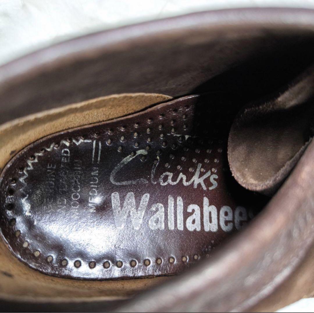 希少レア【Clarks】ワラビー 24 アイルランド製 チャッカブーツ スエード